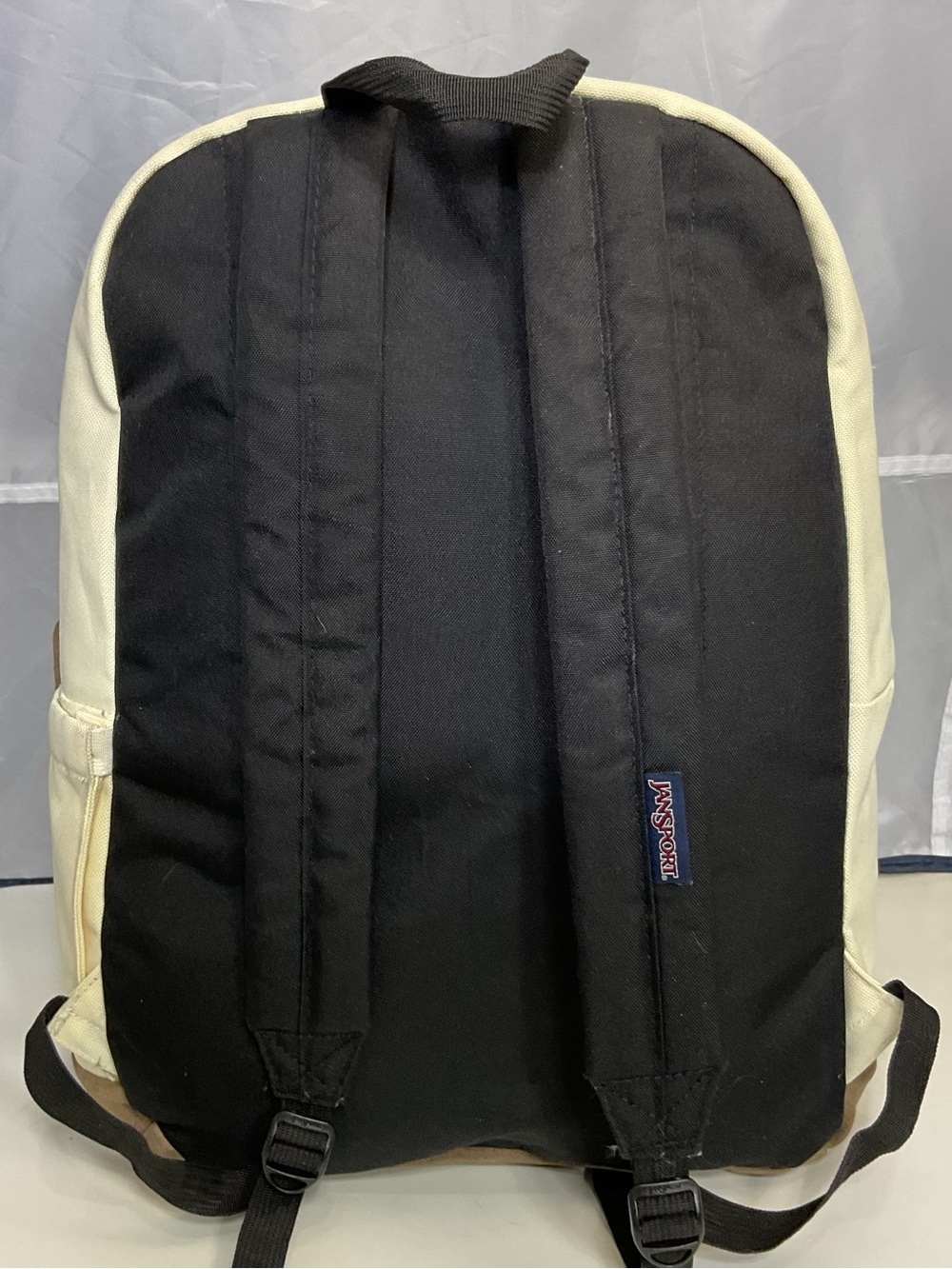 JanSport Backpack Cool Student Right Pack Coconut/Suede 17” School Backpack - Picture 8 of 16